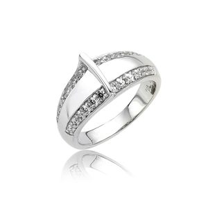 Orphelia WoMens 925 Sterling Silver Ring – ZR-3668 – Size K
