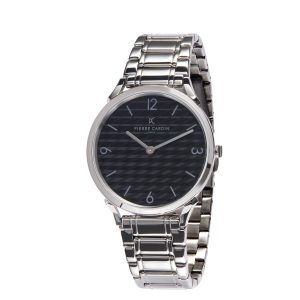 Pierre Cardin Pigalle Stripes Mens Silver Watch CPI.2019 Stainless Steel – One Size