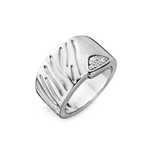Orphelia WoMens 925 Sterling Silver Ring – ZR-3822 – Size L