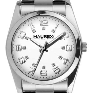 Haurex Italy : womens narciso white watch – Silver Stainless Steel – One Size