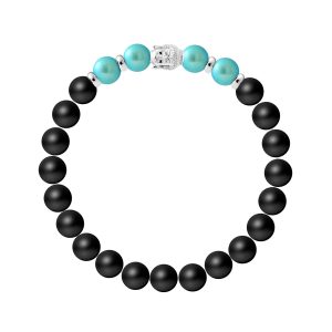 Rodney & Rolf Womens Bracelet Silver Sterling 925 Orlando – Turquoise – Size 6 inches (Bracelets)