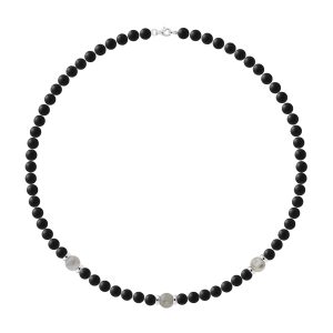 Rodney & Rolf Womens Necklace Silver Sterling 925 Oxford – Size X-Small