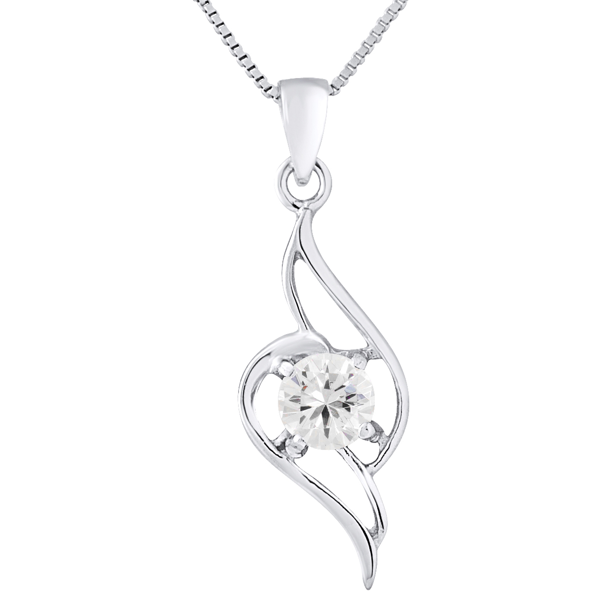 Lova - Lola Van Der Keen Womens Pendant - Be Pretty Collection Silver Sterling - One Size