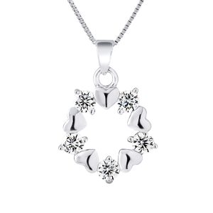 Lova – Lola Van Der Keen Womens Pendant – Be Pretty Collection Silver Sterling – One Size