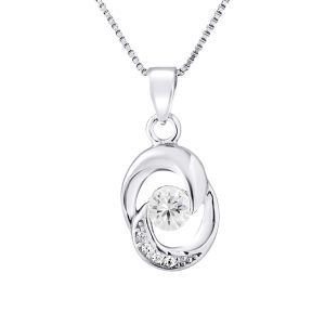 Lova – Lola Van Der Keen Womens Pendant – Be Pretty Collection Silver Sterling – One Size
