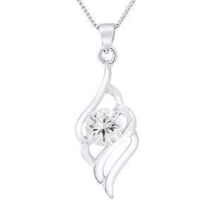 Lova – Lola Van Der Keen Womens Pendant – Be Pretty Collection Silver Sterling – One Size