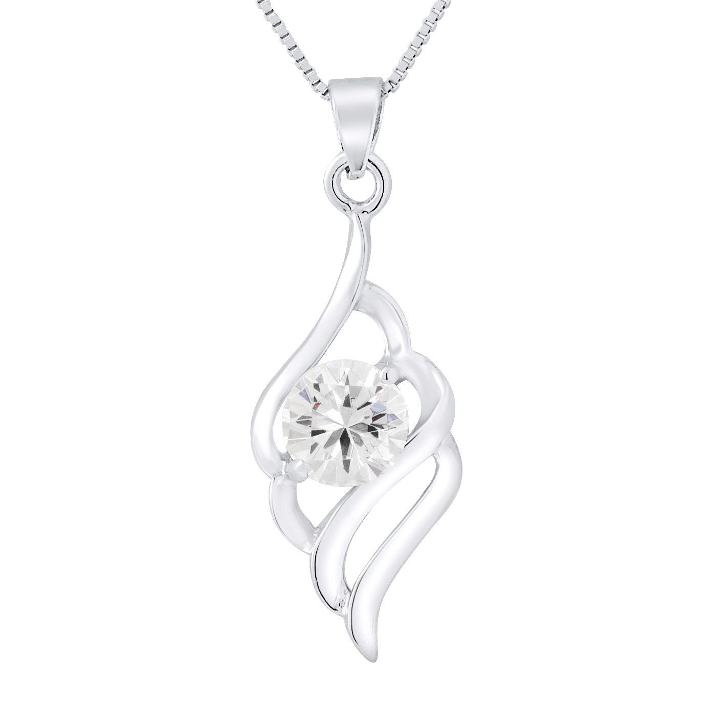 Lova - Lola Van Der Keen Womens Pendant - Be Pretty Collection Silver Sterling - One Size