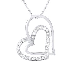Lova – Lola Van Der Keen Womens Pendant – Be Pretty Collection Silver Sterling – One Size