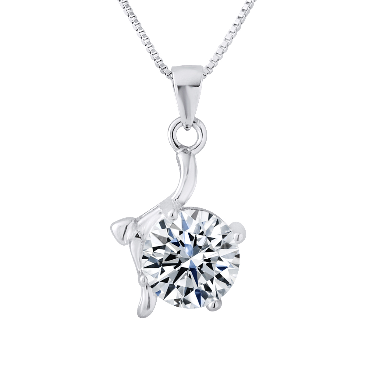 Lova - Lola Van Der Keen Womens Pendant - Be Pretty Collection Silver Sterling - One Size