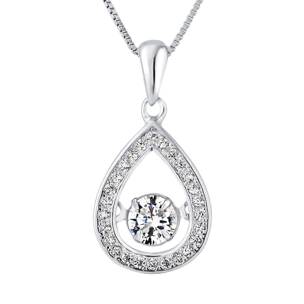 Lova - Lola Van Der Keen Womens Pendant - Be Pretty Collection Silver Sterling - One Size