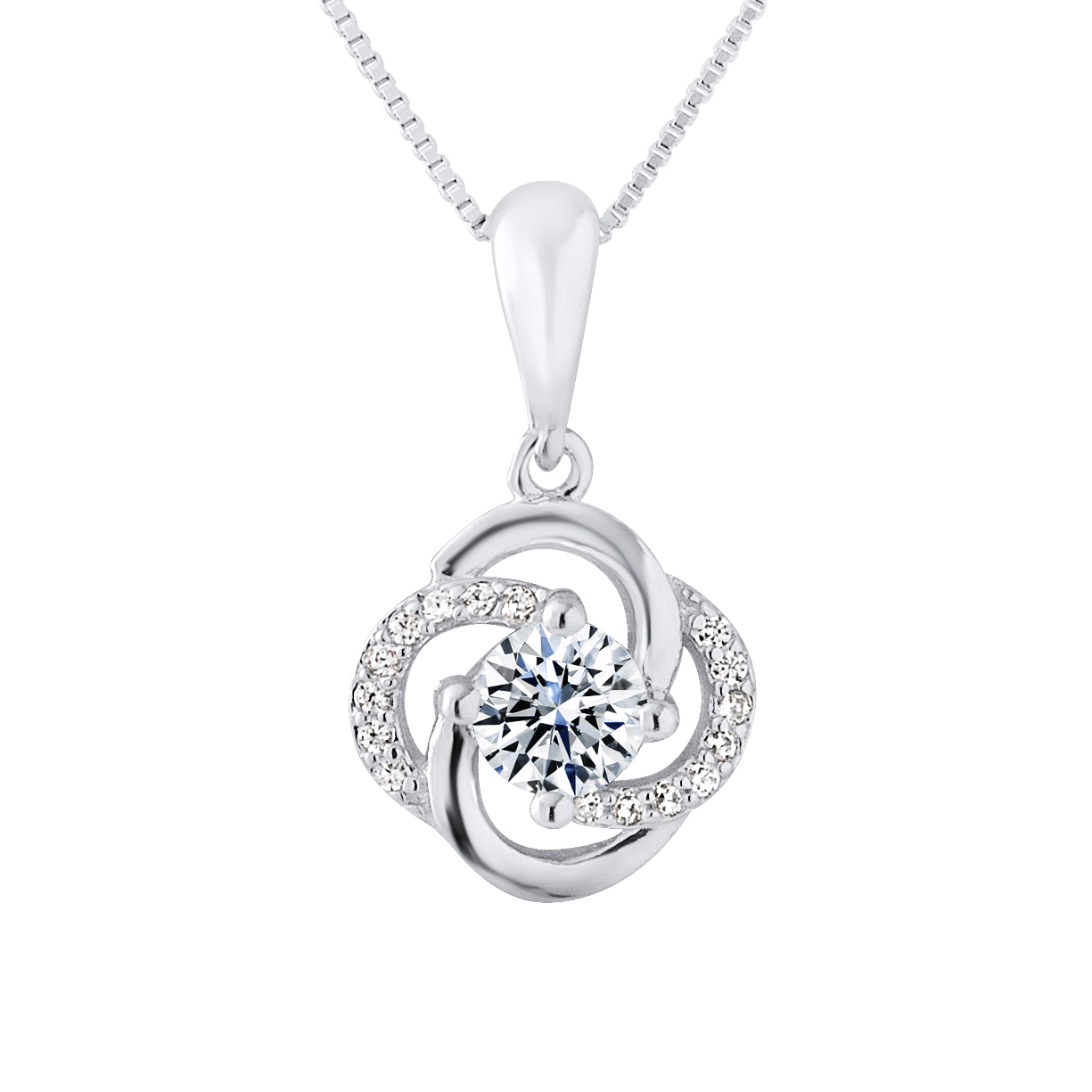 Lova - Lola Van Der Keen Womens Pendant - Be Pretty Collection Silver Sterling - One Size