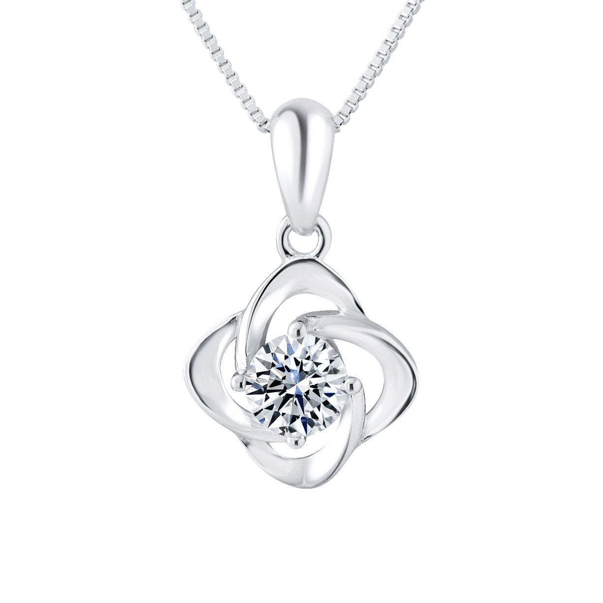 Lova - Lola Van Der Keen Womens Pendant - Be Pretty Collection Silver Sterling - One Size