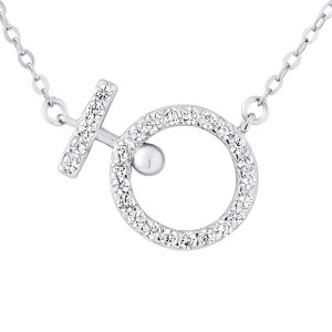 Lova – Lola Van Der Keen Womens Necklace – Like a Star Collection Silver Sterling – One Size