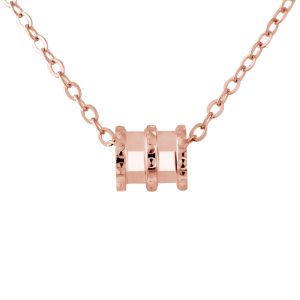 Lova – Lola Van Der Keen Womens Necklace – Like a Star Collection – Pink Sterling Silver – One Size