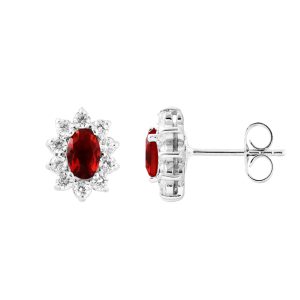 Diadema Womens – Earrings  Love Jewelry Collection Silver Sterling – One Size