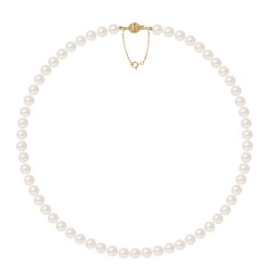 Diadema Womens – Necklace – Real Japanese Akoya Cultured Pearl – White – One Size