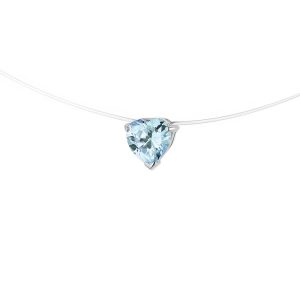 Diadema Womens – Necklace – Black Night – Collection Crystal Pearl Silver Sterling – One Size