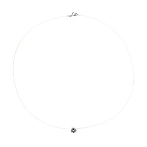 Diadema Womens – Necklace – Pure White – Collection Crystal Pearl – One Size