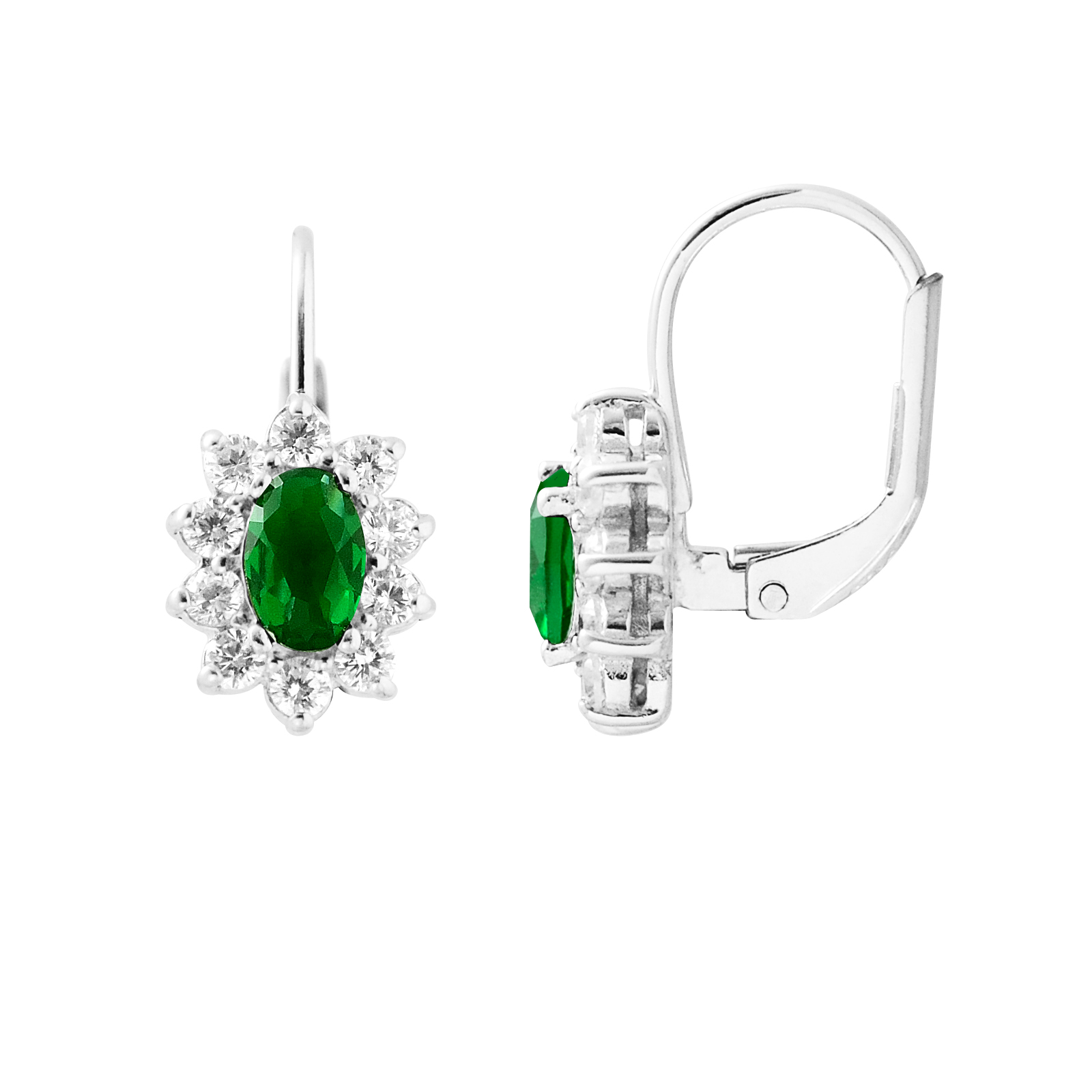Diadema Womens - Earrings Haute Joaillerie - Love Jewelry Collection Silver Sterling - One Size