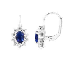 Diadema Womens – Earrings  Haute Joaillerie – Love Jewelry Collection Silver Sterling – One Size