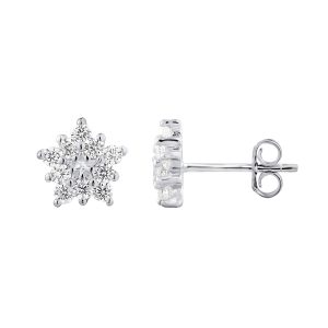 Lova – Lola Van Der Keen Womens Earrings – For You Collection Silver Sterling – One Size