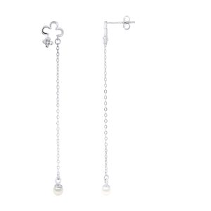 Lova – Lola Van Der Keen Womens Earrings – For You Collection Silver Sterling – One Size