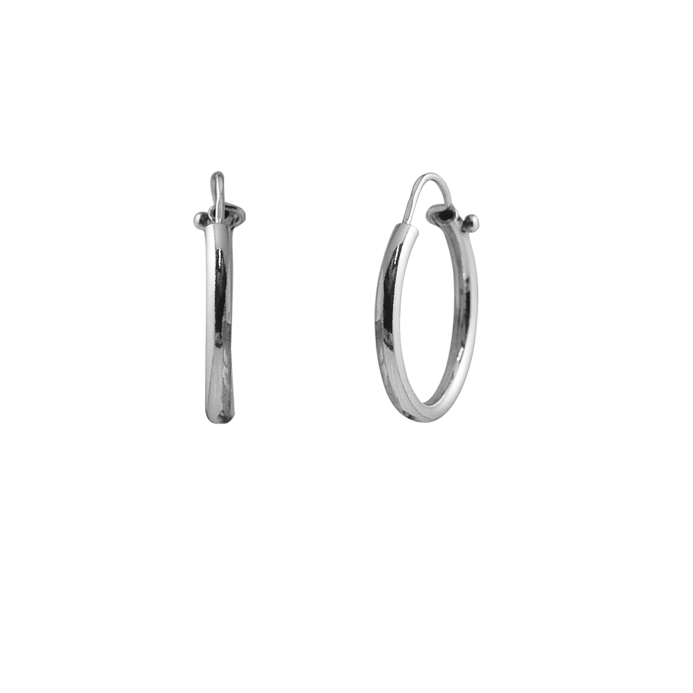 Diadema Womens - Earrings Love Jewelry Collection Silver Sterling - One Size