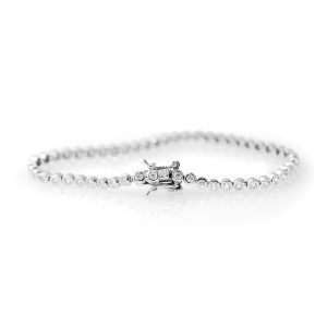 Diadema Womens – Bracelet – Diamond River – Love Jewelry Collection Silver Sterling – One Size
