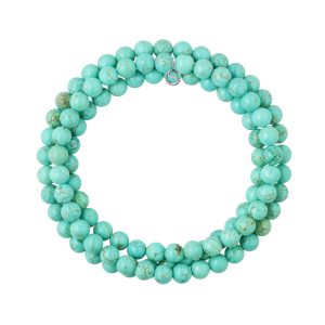 Rodney & Rolf Womens Bracelet Silver Sterling 925 Alajuela – Turquoise – Size Medium
