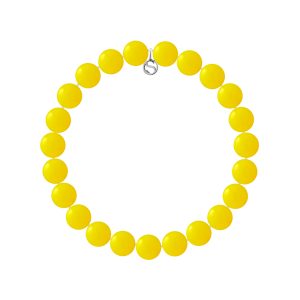 Rodney & Rolf Womens Bracelet Silver Sterling 925 Darwin – Yellow – Size 6 inches