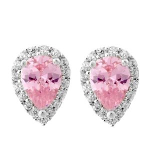 Orphelia ‘Enora’ WoMens 925 Sterling Silver Stud Earrings – ZO-7226/PI – One Size