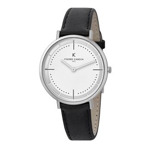 Pierre Cardin Belleville Park Mens Black Watch CBV.1025 Leather – One Size