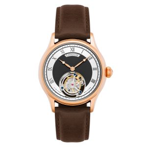 Thomas Earnshaw Palmerston Mens Tourbillon Rose Gold Watch ES-8213-03 – Brown – One Size