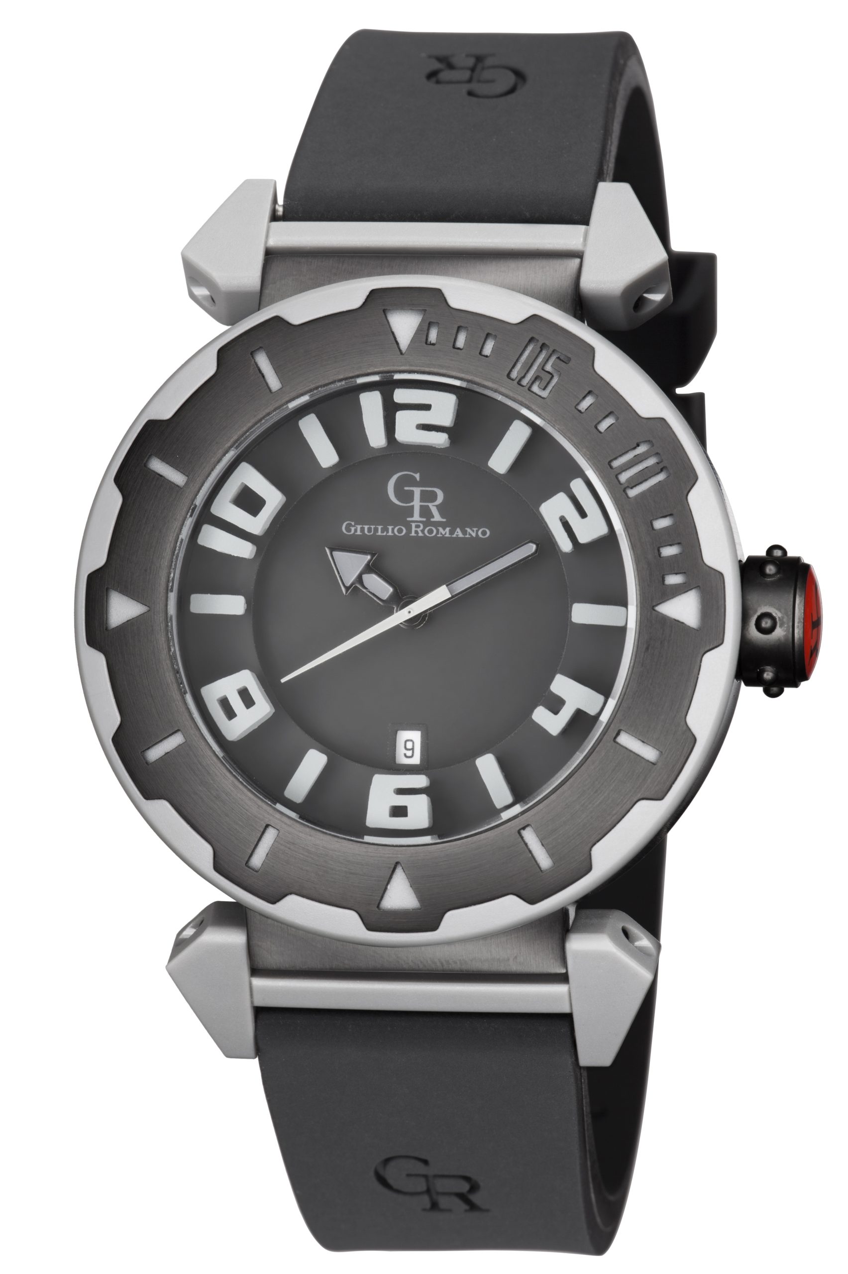 Giulio Romano : mens ferrara black watch Rubber - One Size