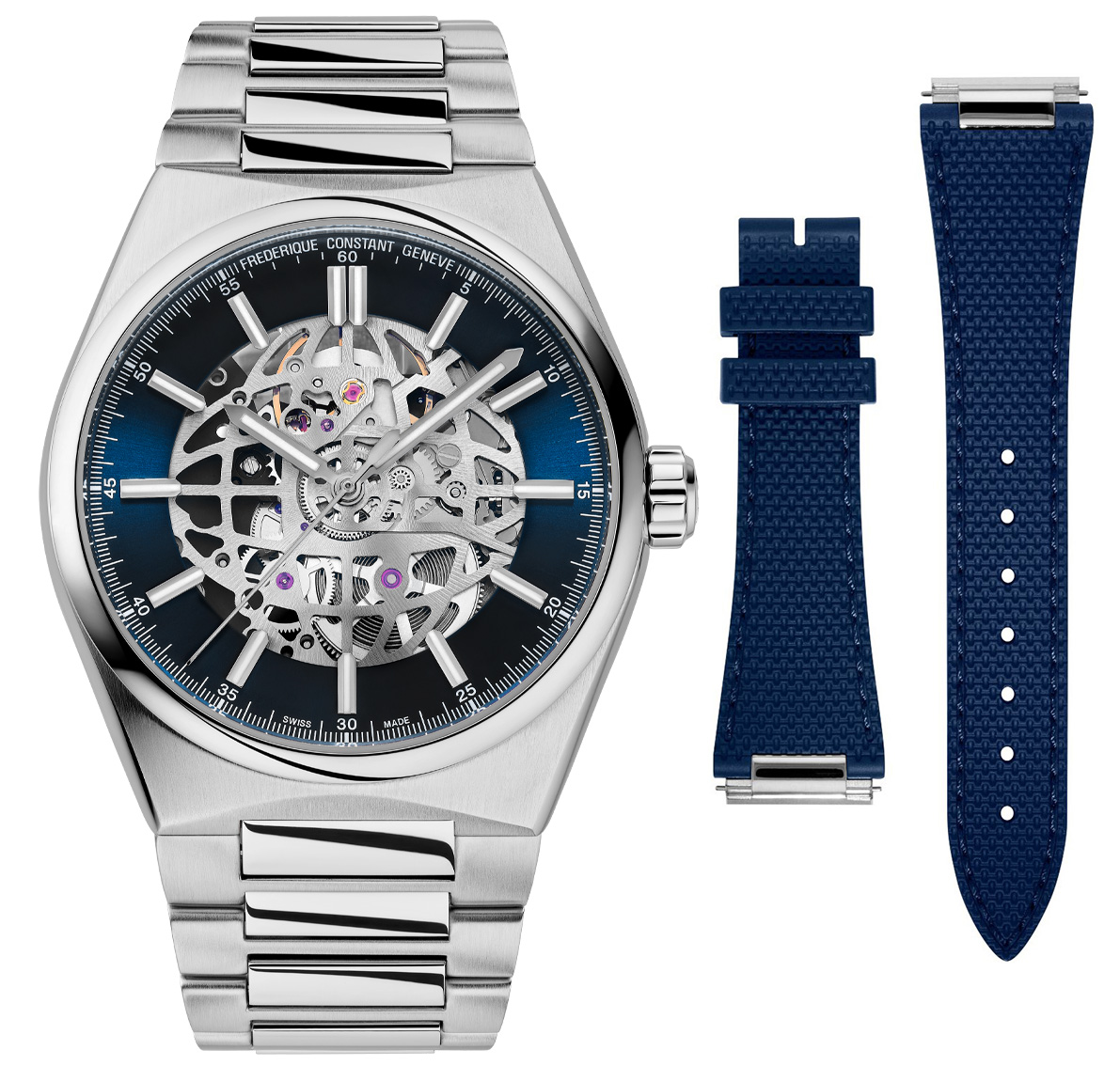 Frederique Constant Frédérique Highlife Mens Silver Watch FC-310NSKT4NH6B Stainless Steel (archived) - One Size