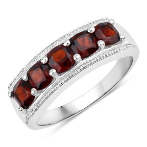 Rafaela Donata Womens Khushi Female Sterling Silver Ring – Size N
