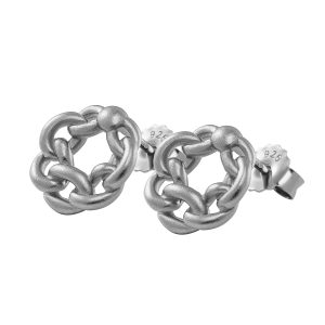 Orphelia ‘Estelle’ WoMens 925 Sterling Silver Stud Earrings – ZO-7516 – One Size