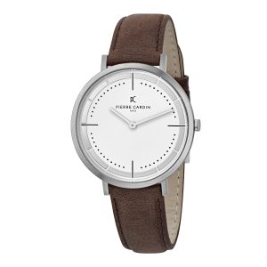 Pierre Cardin Belleville Park Mens Brown Watch CBV.1026 Leather – One Size