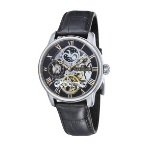 Thomas Earnshaw Longitude Mens Automatic Heritage Black Watch ES-8006-04 – Black & Silver – One Size