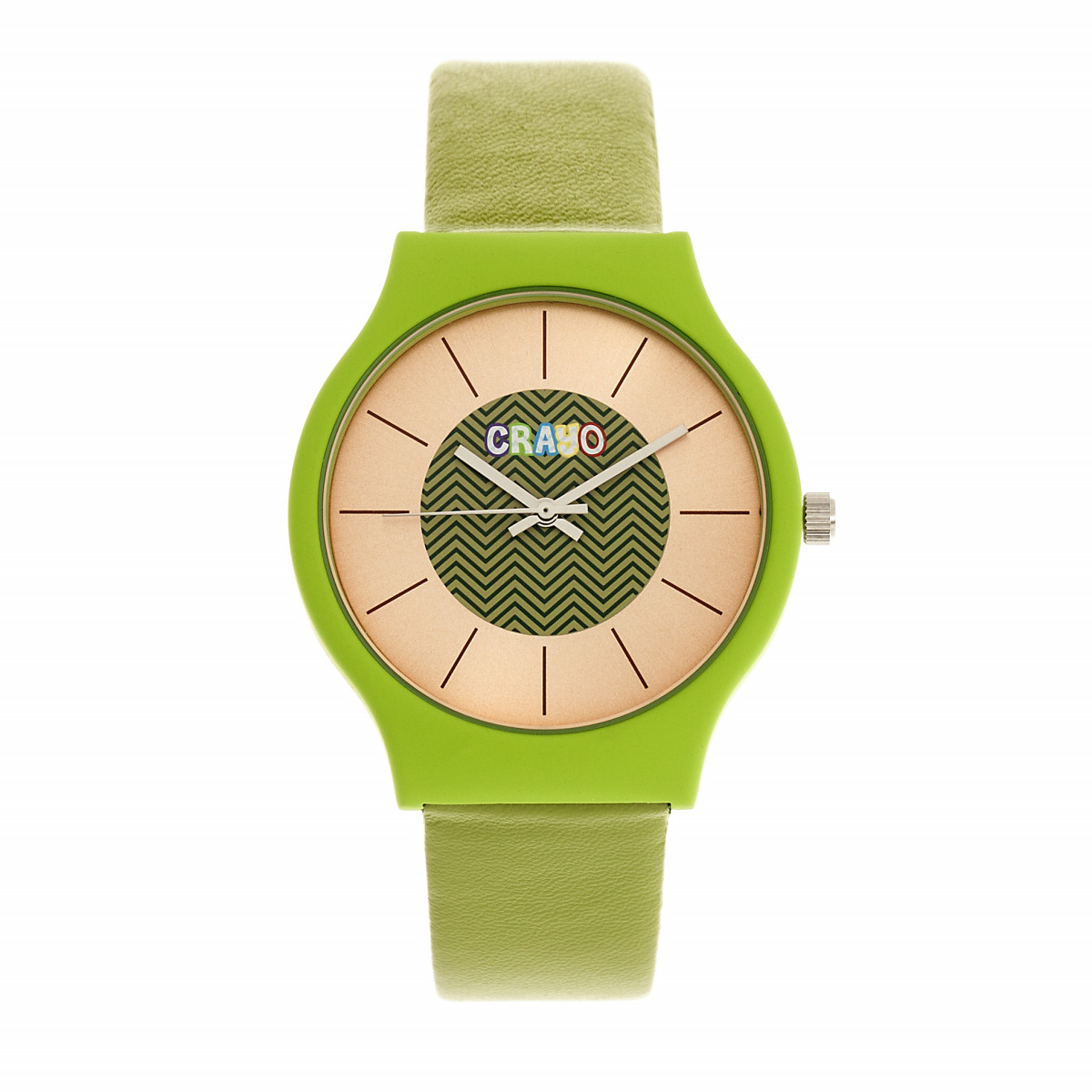 Crayo Trinity Unisex Watch - Green Stainless Steel - One Size