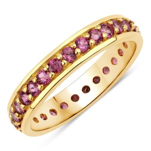 Rafaela Donata Womens Khushi Female Sterling Silver Ring – Gold – Size N