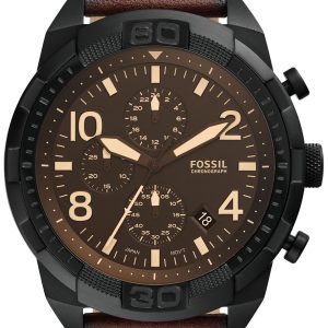 Fossil Bronson Mens Brown Watch FS5875 Leather – One Size