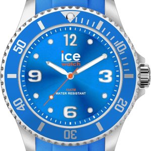Ice-Watch Childrens Unisex Ice Watch Ice Steel – Blue Forever Child’s 020361 Silicone – One Size
