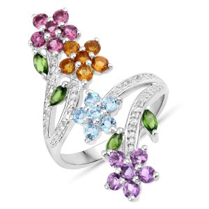 Rafaela Donata Womens Khushi Female Sterling Silver Ring – Size K