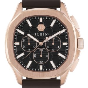 Philipp Plein $keleton $pectre Mens Brown Watch PWSAA0523 Silicone – One Size