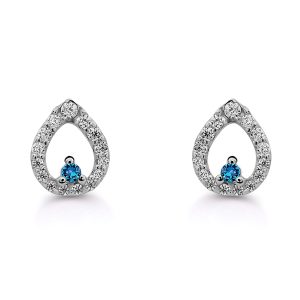 Orphelia ‘Kiana’ WoMens 925 Sterling Silver Stud Earrings – ZO-7487 – One Size