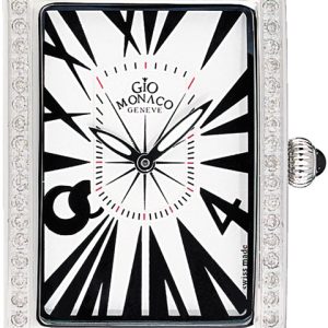 Gio Monaco : Womens Angelo LII White Watch – Black – One Size