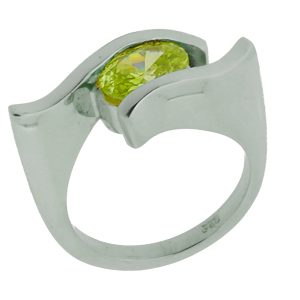 Orphelia WoMens 925 Sterling Silver Ring – ZR-3384 – Size L