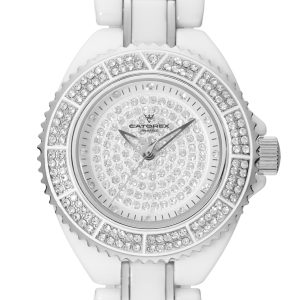 Catorex : Womens Pure Automatic Wrist White Watch Ceramic – One Size