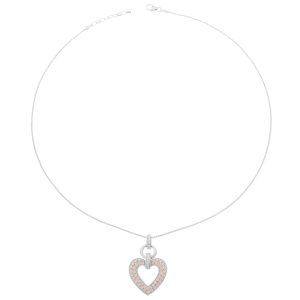 Orphelia WoMens 925 Sterling Silver Chain with Pendant – ZH-4829 – One Size
